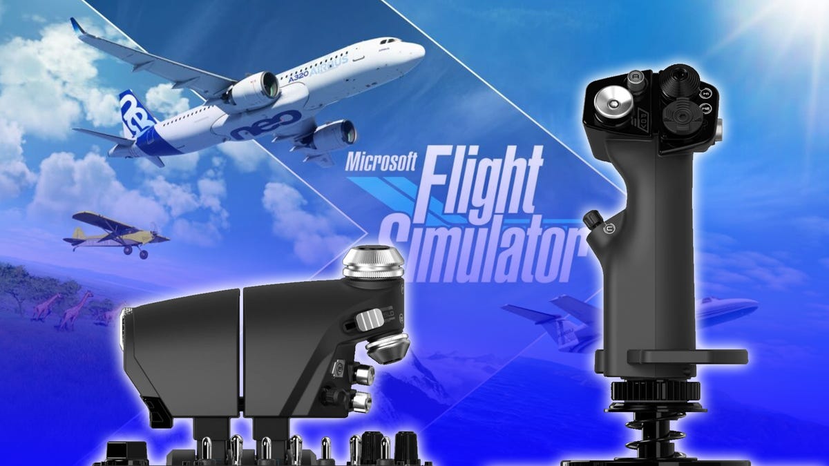 Hình nền Logitech X56 HOTAS và Flight Simulator