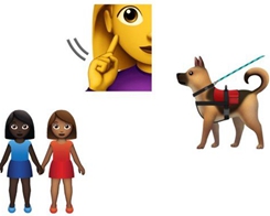 Nya emoji-kandidater 2019 inkluderar servicehundar, döva…