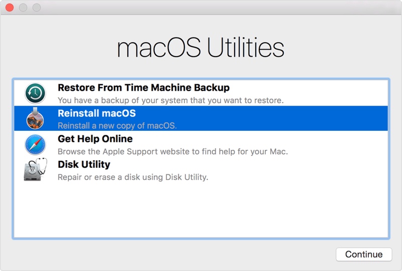Cara menginstal ulang macOS dengan benar di Mac