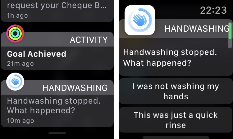 Cara mematikan pengingat cuci tangan dan menyalakan timer Apple Watch