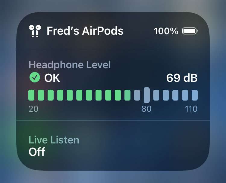 Hur man övervakar hörlurarnas ljudnivå på iPhone