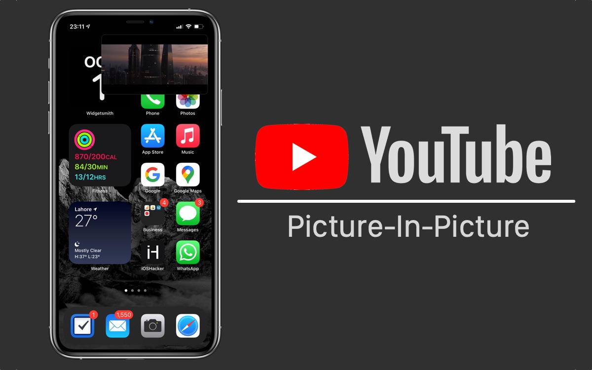 Hur man tittar på YouTube-videor i iPhones bild-i-bild-läge med kortkommandon