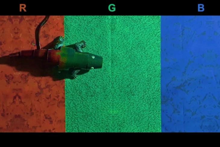 Para peneliti mengembangkan kulit buatan yang terinspirasi bunglon untuk robot yang dapat langsung berubah warna