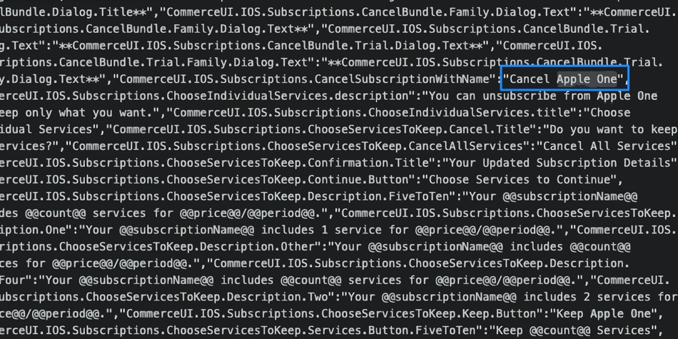 Apple iOS Code Mention En prenumeration kan föreslås när den är på väg att släppas