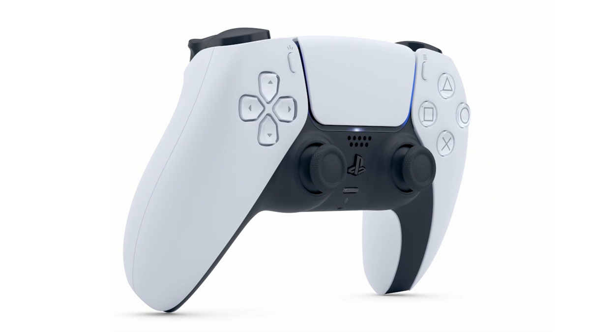 Một bức ảnh của Sony PlayStation 5 Bộ điều khiển DualSense, hiện hoạt động trên Steam để chơi game trên PC.
