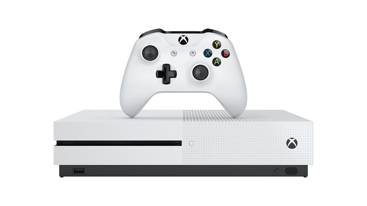 Một bức ảnh của Xbox One S màu trắng