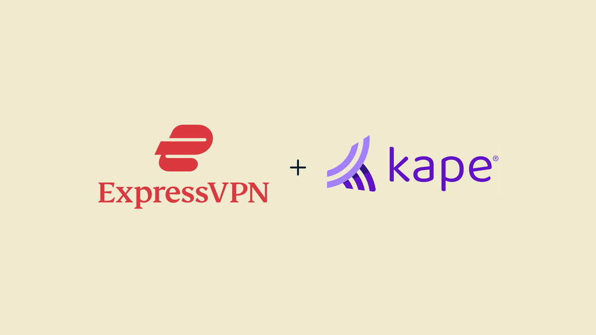 Logo ExpressVPN dan Kape.