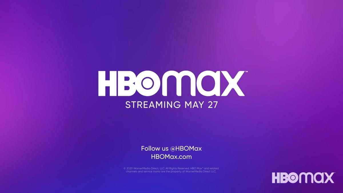 HBO Max-logotypen kommer och anger den 27 maj som lanseringsdatum.