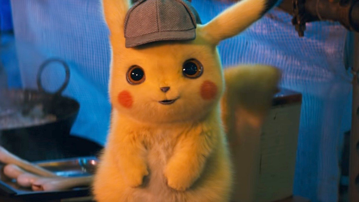 Ett foto av detektiv Pikachu