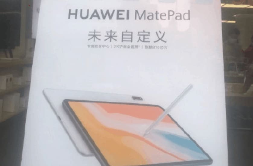 Huawei Matepad: eller närmaste tabletskin Huawei med 230 Euro