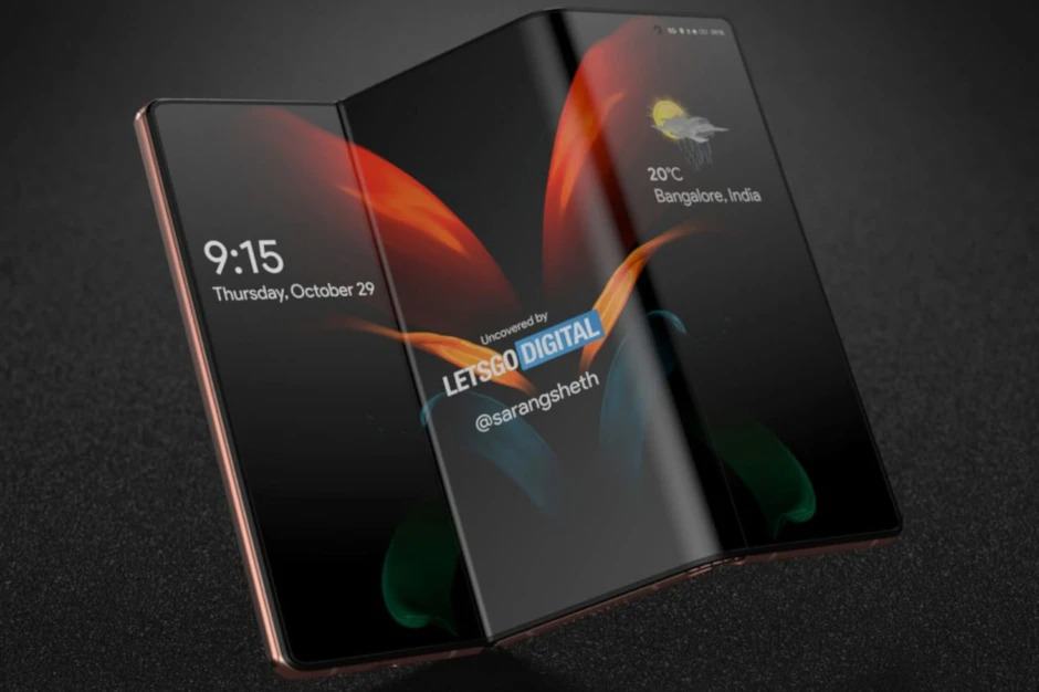 Inovacao?  Samsung quer dobrável com 3 dobras och ecrãs transparent!