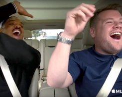 James Corden och Will Smith spelar huvudrollerna i nya Carpool Karaoke…
