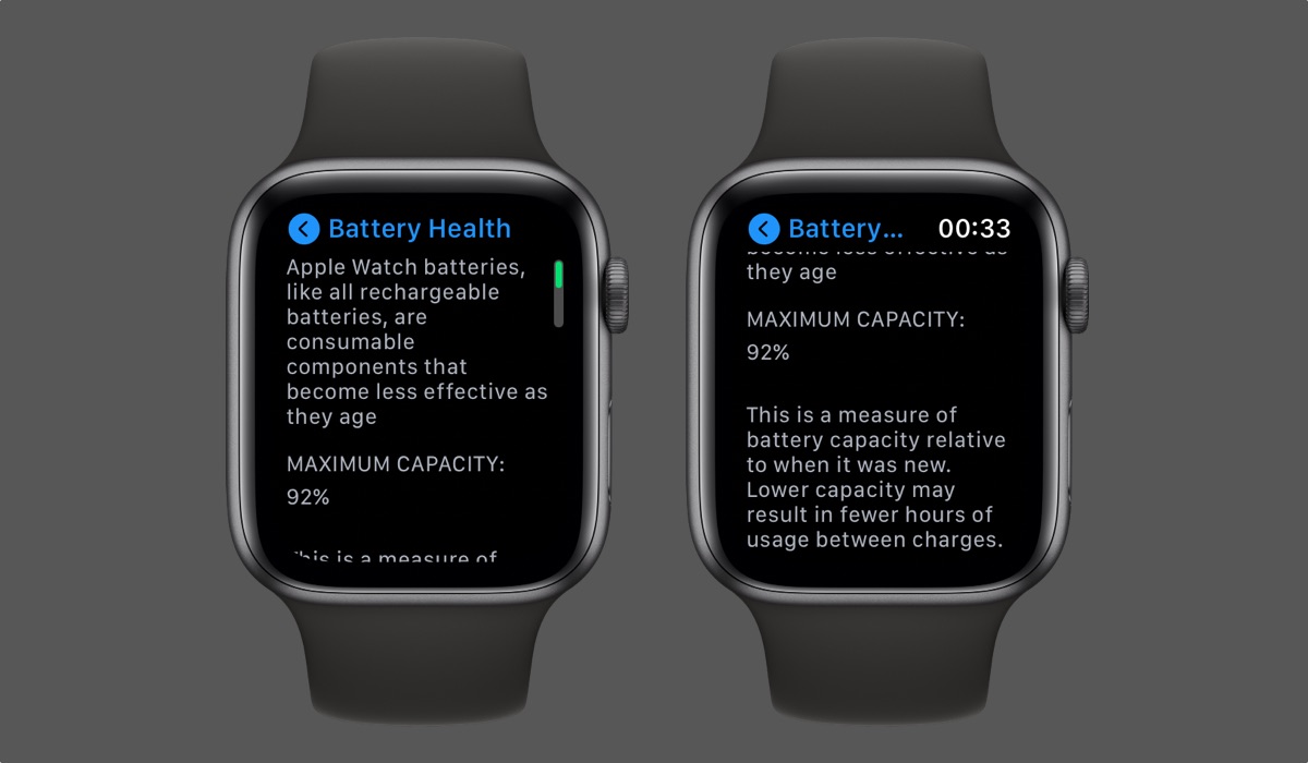 Hur man kontrollerar Apple Watch-batteriets hälsa