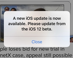 iOS 12 Beta-bugg orsakar tydligen oändliga aviseringar…