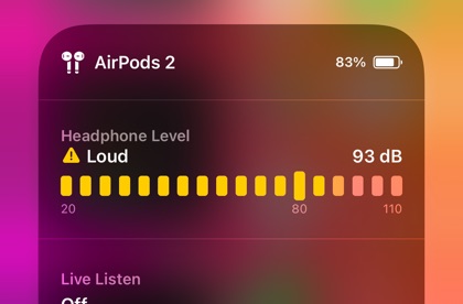 iOS 14 övervakar hörlursnivån för att hjälpa dig att skydda din hörsel