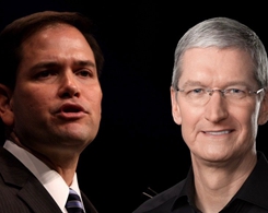 Marco Rubio anklagar Tim Cook för att ge Apple “Desperate”…