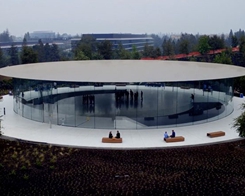 Ny Apple Video Park Drone visar Steve Jobs Theatre…