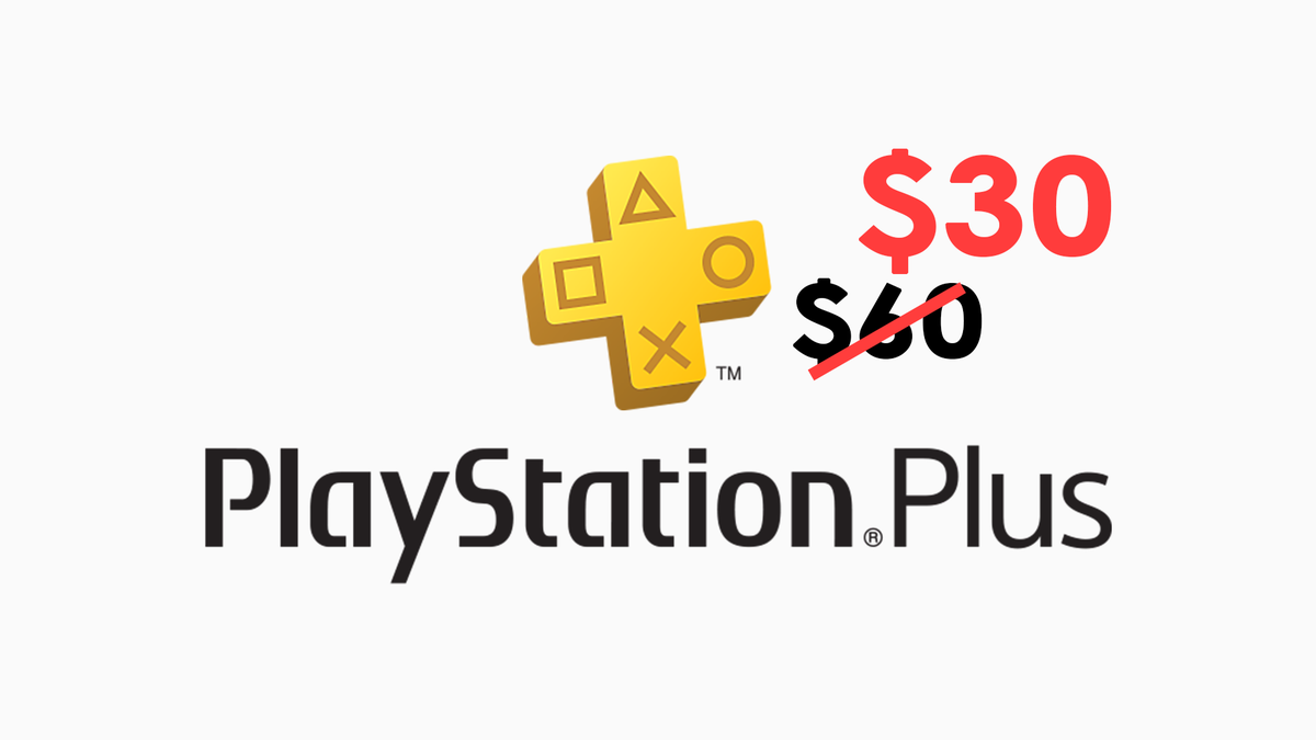 Ilustrasi logo PlayStation Plus.