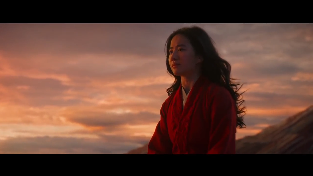 Cuplikan dari trailer 'Mulan'.