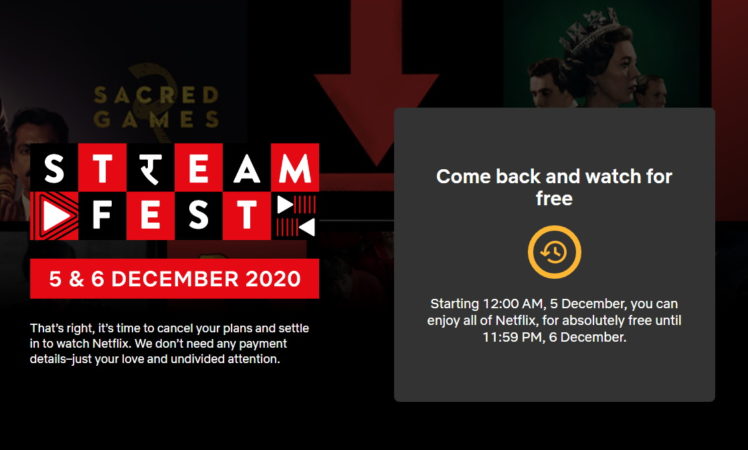 Streaming bersih Netflix gratis di India