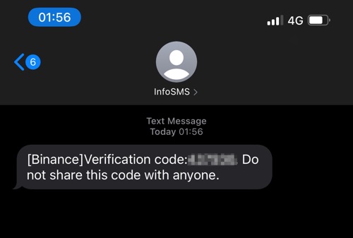 NoMoreShortCodes Tweak Radera automatiskt 2FA SMS efter en viss tid