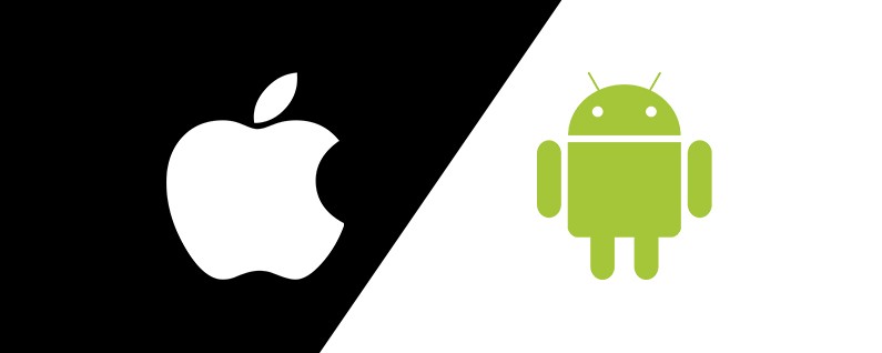 Android vs iOS: olika desculpem mas já brain!