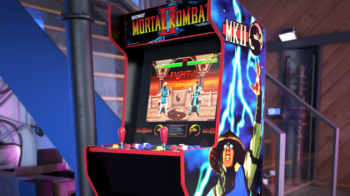 Cận cảnh một cỗ máy arcade Mortal Kombat