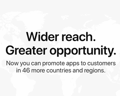 App Store sökannonser släpps i 46 andra länder