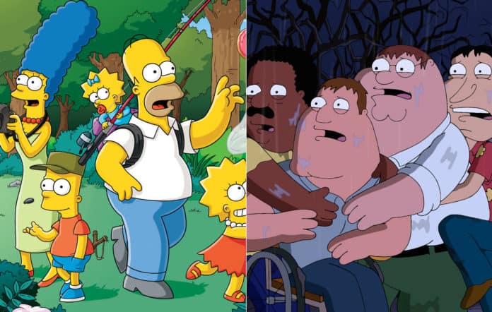 Simpsons och Guys familj finns det?  En Fox-stämpel tudo controlado!