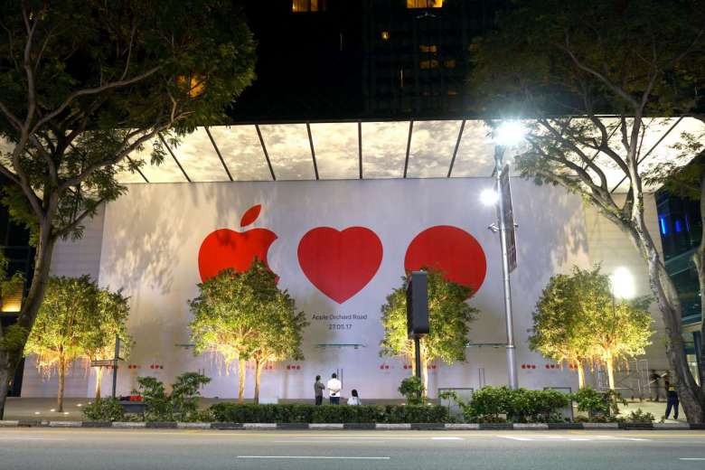 Första Singapore Apple öppnar butiker den 27 maj