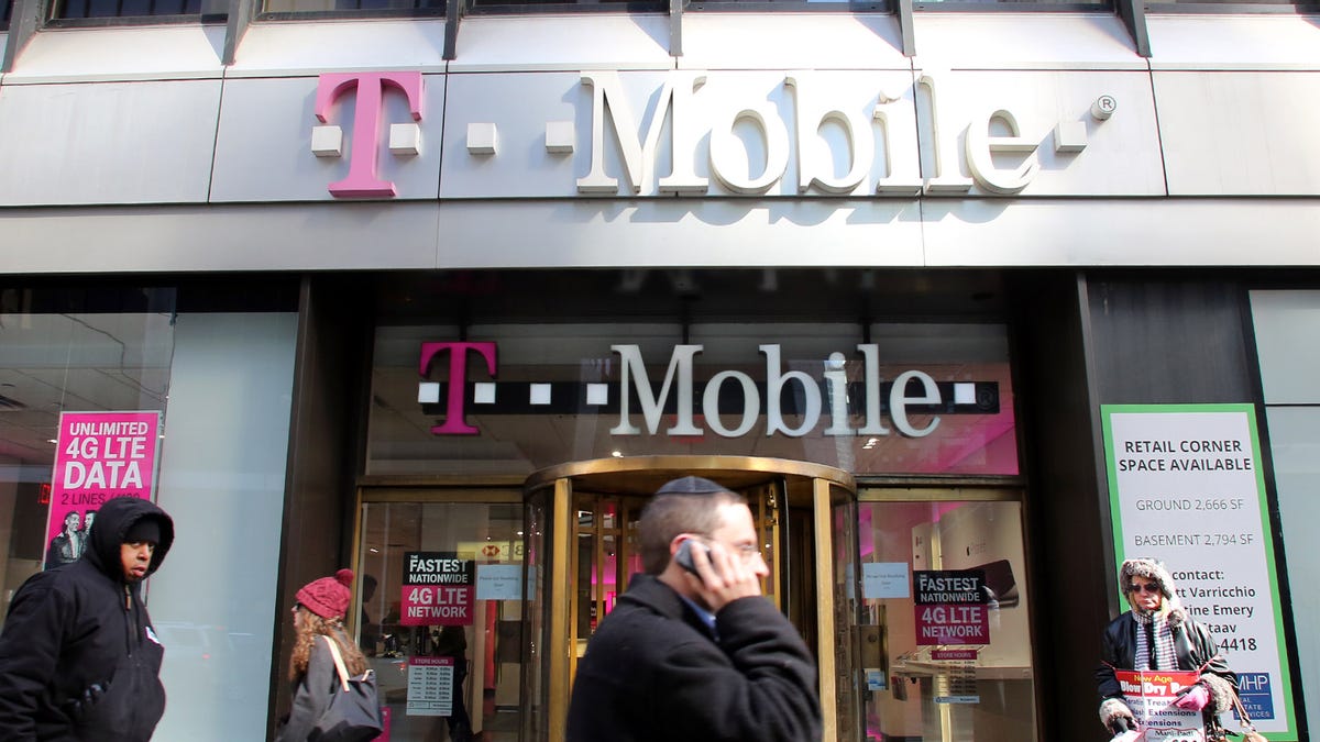 Mặt tiền cửa hàng bán lẻ T-Mobile