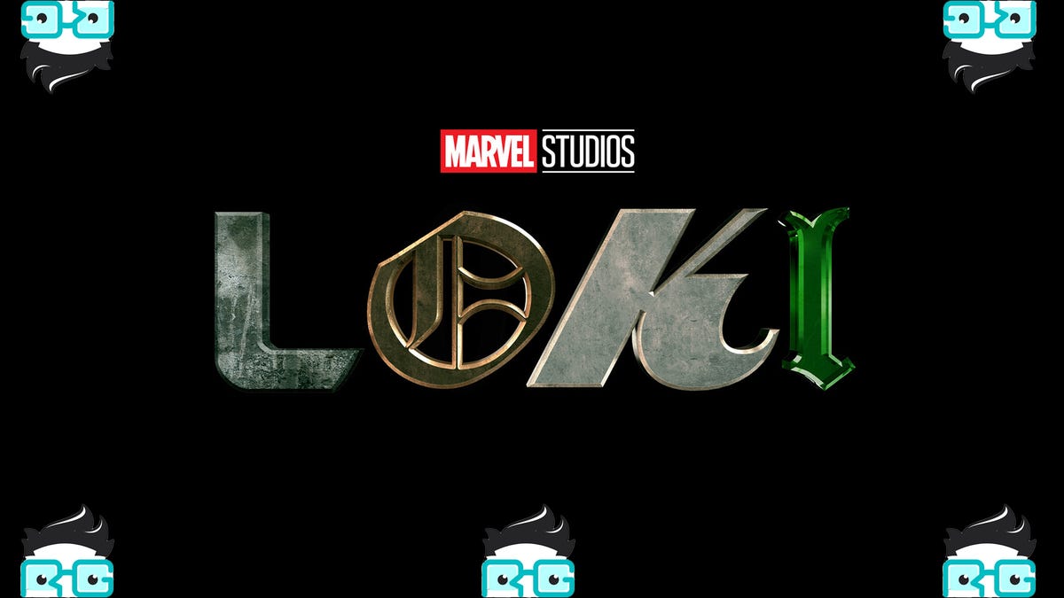 Logo Loki được bao quanh bởi 5 Xem lại biểu trưng của người đam mê