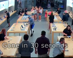 Hur Apple Store-tjuvar flyr i dagsljus?