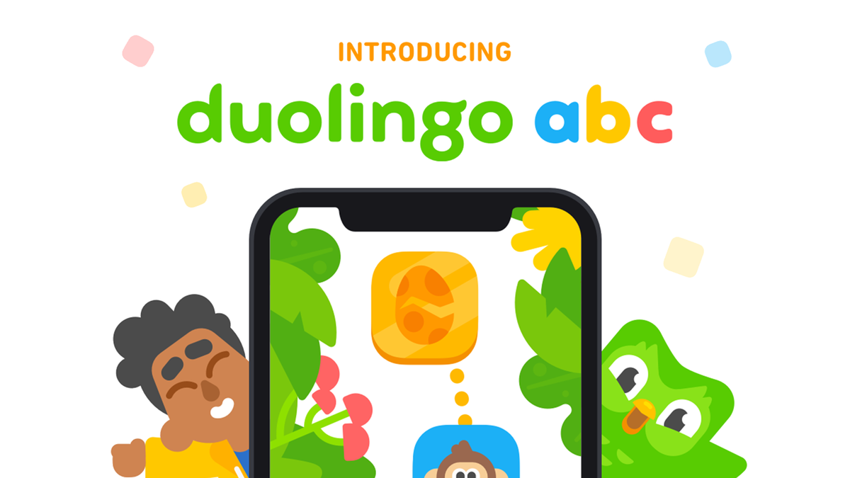Aplikasi Duolingo ABC di iPhone