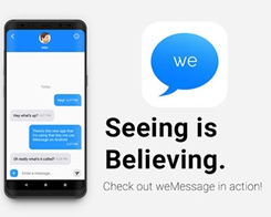 Android-appen ‘weMessage’ låter dig ladda ner iMessages på…