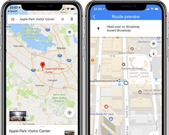 Google Maps-appen stöder iPhone X med kant-till-kant OLED-skärm…