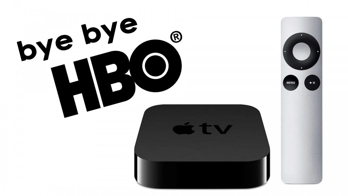 Một bức ảnh của Apple truyền hình 2 và logo HBO.