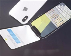 iPhone X Flip: iPhone X Clamshell med två skärmar