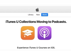 iTunes U-samlingar officiellt porterade till Podcasts-appen på iOS