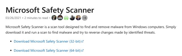 Cách sử dụng Microsoft Safety Scanner?