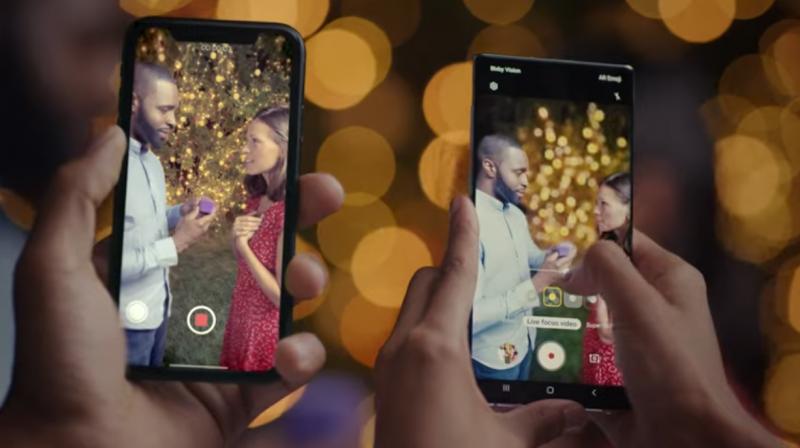 Samsung lanserade iPhone 11 med brutala annonser