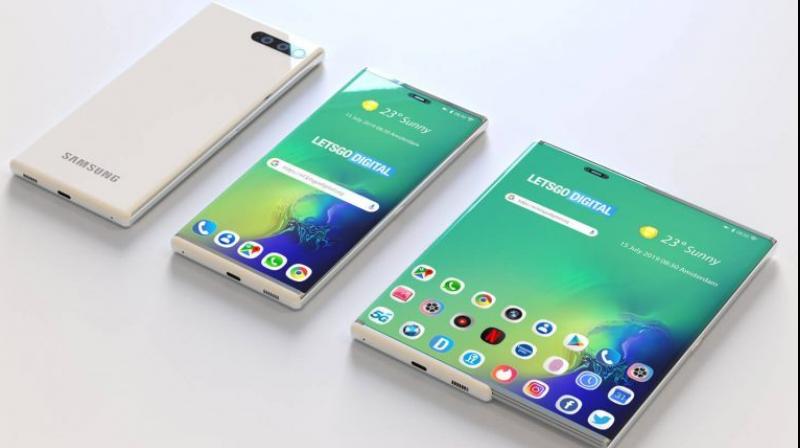 Efter Galaxy Fold lanserar Samsung en telefon med infällbar skärm