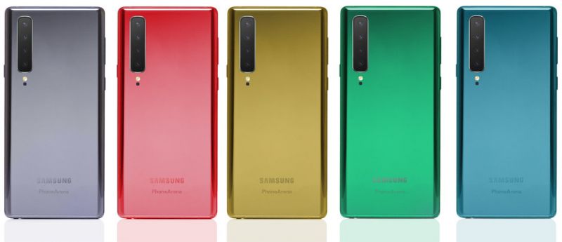 Samsung Galaxy Note 10 rendering