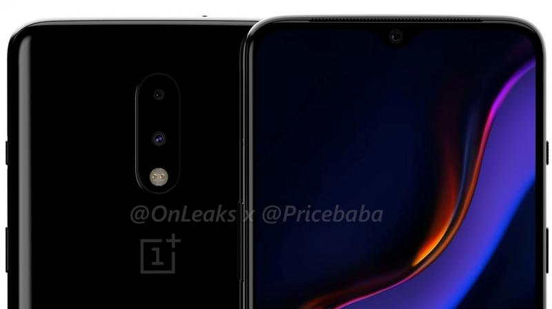 The new images from @OnLeaks show us the OnePlus 7 coming with the same old design that was present on the OnePlus 6T. (Photo: Pricebaba)