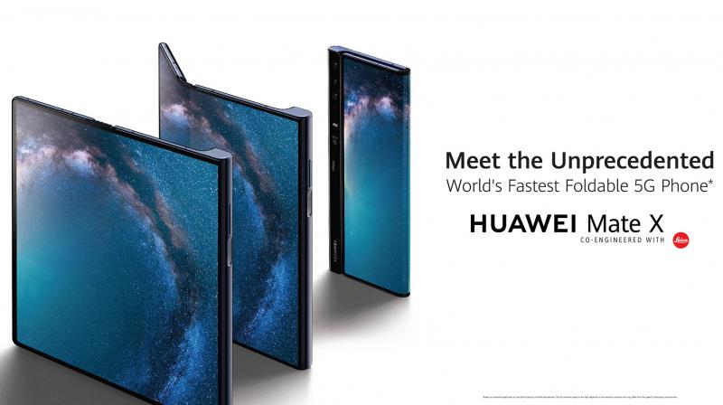 The Huawei Mate X is scheduled to launch by mid 2019.