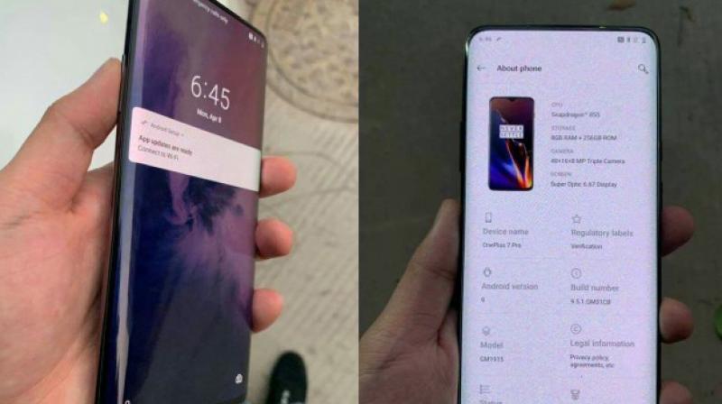The OnePlus 7 Pro features a GM1915 internal model name. (Photo: Weibo)