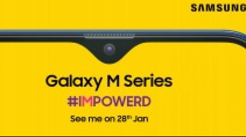Intressant Samsung Galaxy M20 detaljläcka visar Infinity-V-skärm