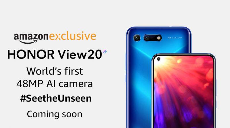 The world's first 48MP AI camera on the Honor View20.