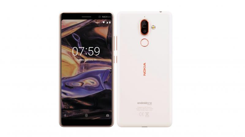 The Nokia 7 plus will predict and recommend the user's next action at the moment it’s needed the most.