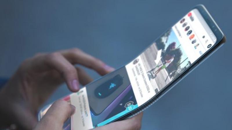 Samsungs hopfällbara smartphone lanseras i år